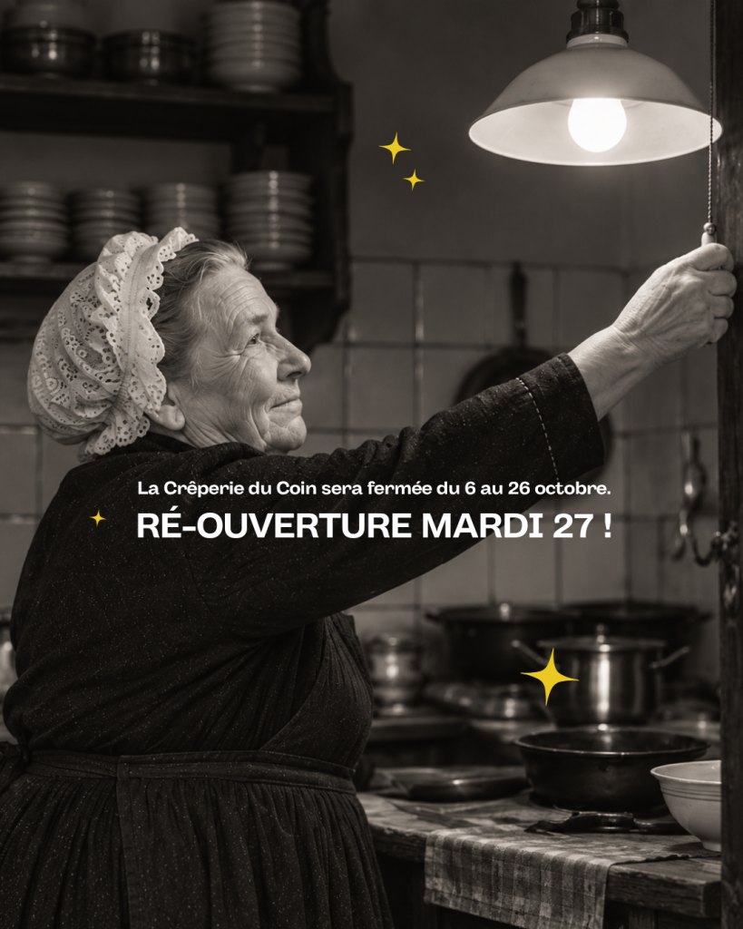 Publication Instagram pour La Crêperie du Coin annoncent la fermeture